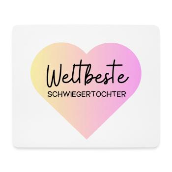 Weltbeste Schwiegertochter! Personalisierbar - Mousepad (Querformat) - Weiß - Vorne