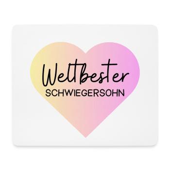 Weltbester Schwiegersohn! Personalisierbar - Mousepad (Querformat) - Weiß - Vorne