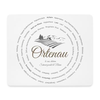 Ortenau - bi uns deheim - 51 Cities and Municipalities - Mouse Pad (horizontal) - white - Front