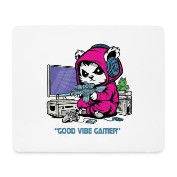 Good Vibe Gamer: Your Go-To Epic Gaming Gear - Mouse Pad (horizontal) - white - Front