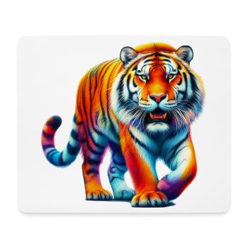Tiger - Mousepad (Querformat) - Weiß - Vorne