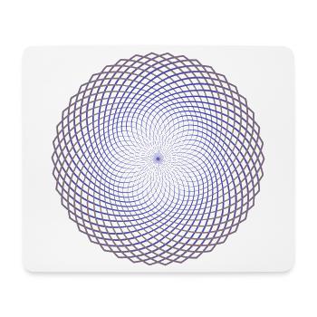 Lotus of Life - Mouse Pad (horizontal) - white - Front