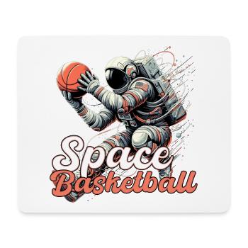 Space Basketball Astronaut Geschenk - Mousepad (Querformat) - Weiß - Vorne