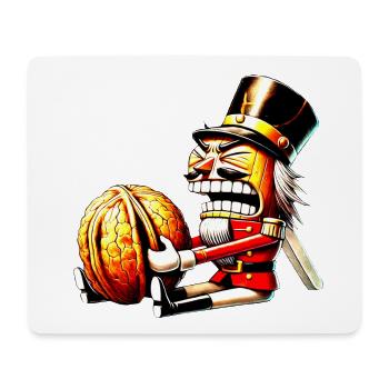 Kampf des Nussknackers der letzte Widerstand - Mousepad (Querformat) - Weiß - Vorne