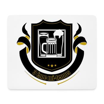 3rd Half - Mouse Pad (horizontal) - white - Front