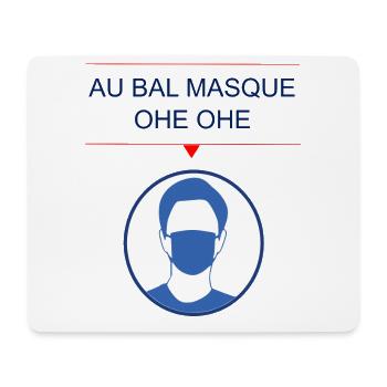 Auf dem Maskenball - Mousepad (Querformat) - Weiß - Vorne