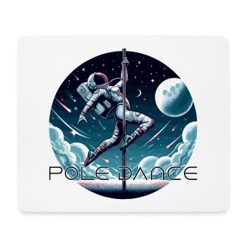 Pole Dance Astronaut Pole Dance Gift - Mouse Pad (horizontal) - white - Front
