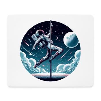 Pole Dance Astronaut Pole Dance Gift - Mouse Pad (horizontal) - white - Front