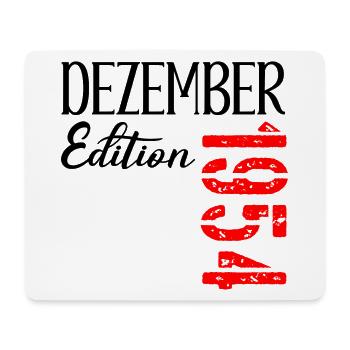 72. GEBURTSTAG DEZEMBER 1954 - Mousepad (Querformat) - Weiß - Vorne