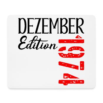 52. GEBURTSTAG DEZEMBER 1974 - Mousepad (Querformat) - Weiß - Vorne