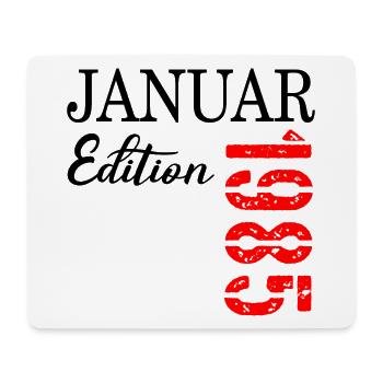 42. GEBURTSTAG JANUAR 1985 - Mousepad (Querformat) - Weiß - Vorne