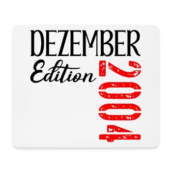 22. GEBURTSTAG DEZEMBER 2004 - Mousepad (Querformat) - Weiß - Vorne