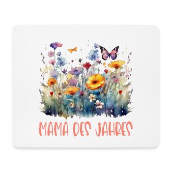 Mama des Jahres! - Mousepad (Querformat) - Weiß - Vorne
