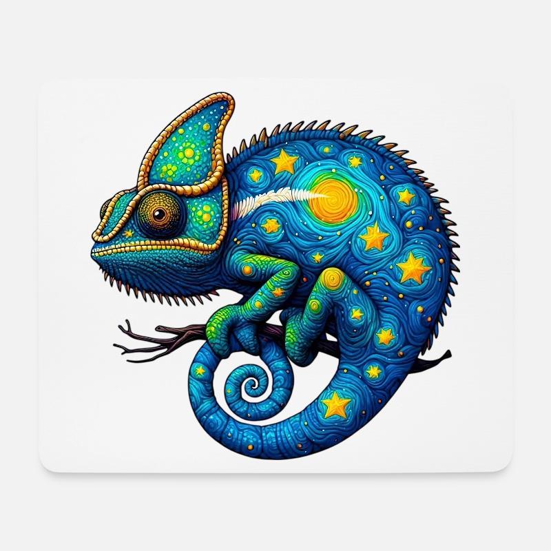 Chameleon - Mouse Pad (horizontal) - white