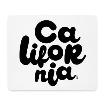 California - Tapis de souris (format paysage) - blanc - Devant