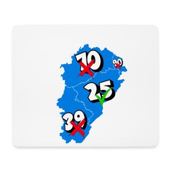 Région franche comté - Tapis de souris (format paysage) - blanc - Devant