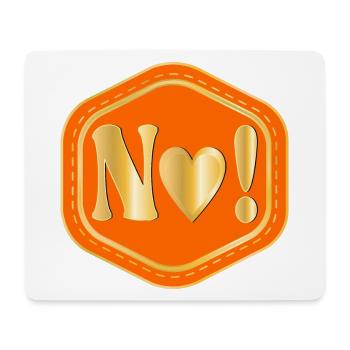 Answer No - Quote Boundaries - Mouse Pad (horizontal) - white - Front