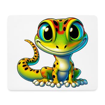 Gecko - Tapis de souris (format paysage) - blanc - Devant