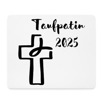 Godmother 2025 Fish dives into cross - Mouse Pad (horizontal) - white - Front