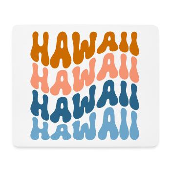 Hawaï - Tapis de souris (format paysage) - blanc - Devant