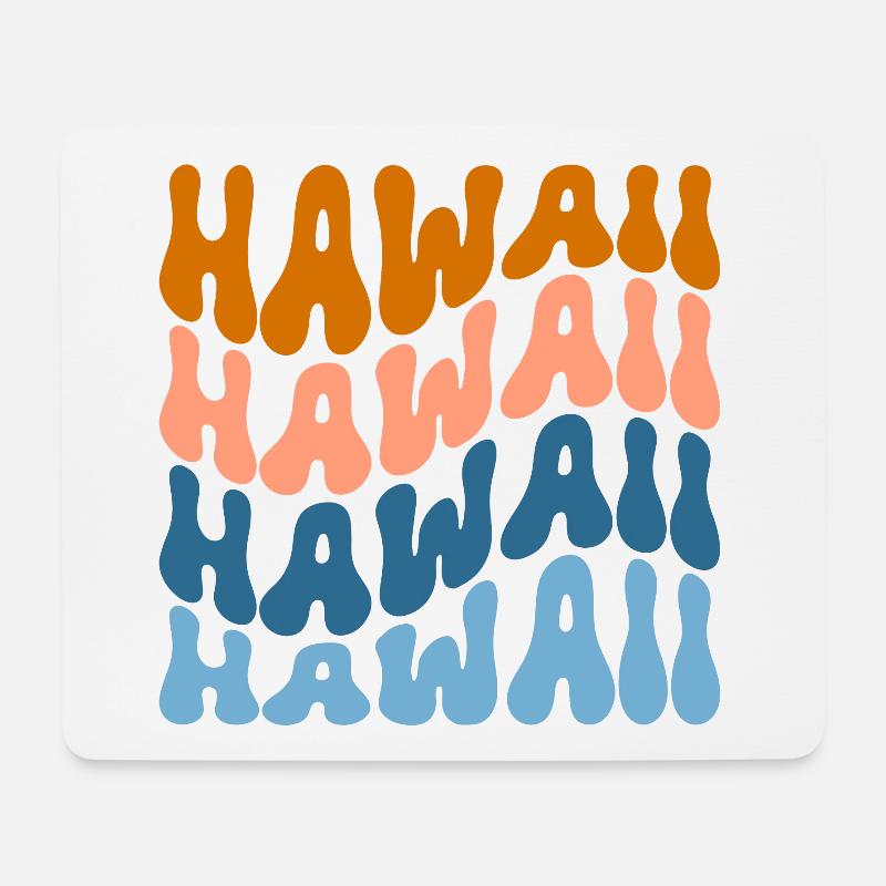 Hawaii - Mouse Pad (horizontal) - white