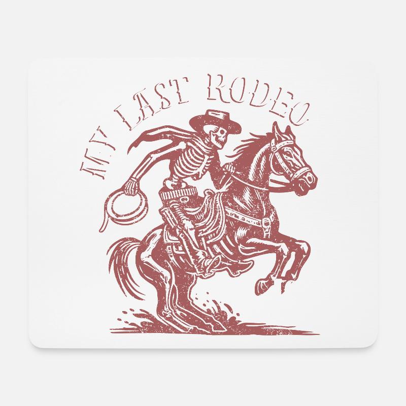 My Last Rodeo - Bachelor Party - Mousepad (Querformat) - Weiß