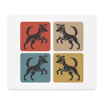 Jack Russell Terrier Design - Mouse Pad (horizontal) - white - Front