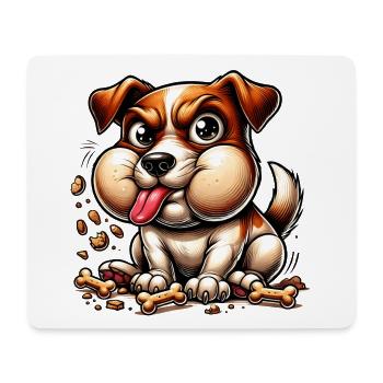 Conception de friandises Jack Russell Terrier - Tapis de souris (format paysage) - blanc - Devant
