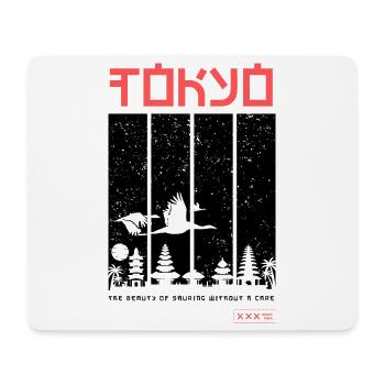 Tokyo – Minimalistisches Japan-Design - Mousepad (Querformat) - Weiß - Vorne
