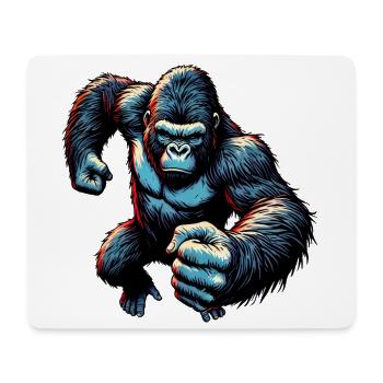 Gorilla - Mousepad (Querformat) - Weiß - Vorne