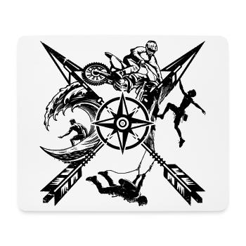 Veuillez télécharger l’image du design - Tapis de souris (format paysage) - blanc - Devant