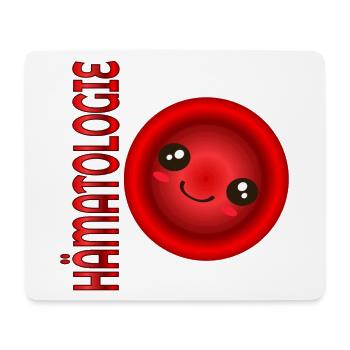 HÄMATOLOGIE Erythrozyten BLUT - Mousepad (Querformat) - Weiß - Vorne