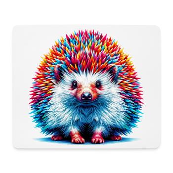 Igel - Mousepad (Querformat) - Weiß - Vorne