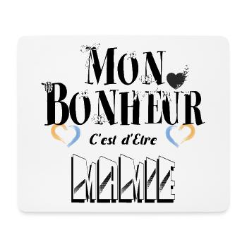 Mon Bonheur C'est d'Etre Mamie - Tapis de souris (format paysage) - blanc - Devant