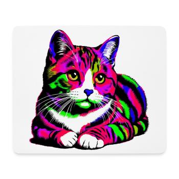 Cat - Mouse Pad (horizontal) - white - Front