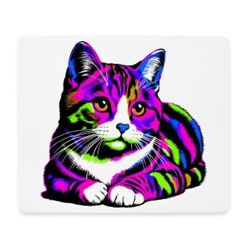 Cat - Mouse Pad (horizontal) - white - Front