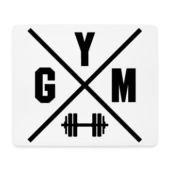 GYM Cross - Entraînement - Tapis de souris (format paysage) - blanc - Devant