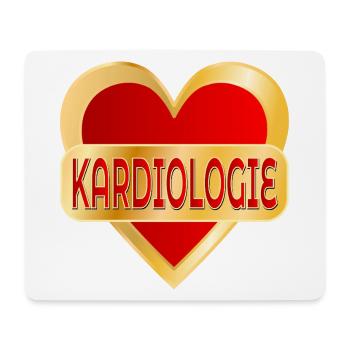 KARDIOLOGIE Kardiovaskulären Erkrankungen - Mousepad (Querformat) - Weiß - Vorne