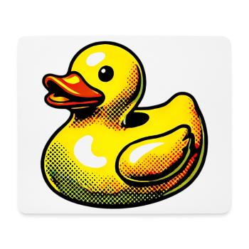 Ente Ente Ente Ente Ente - Mousepad (Querformat) - Weiß - Vorne