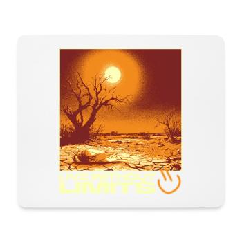 Live Without Limits – Surreal Desert Scene - Mousepad (Querformat) - Weiß - Vorne