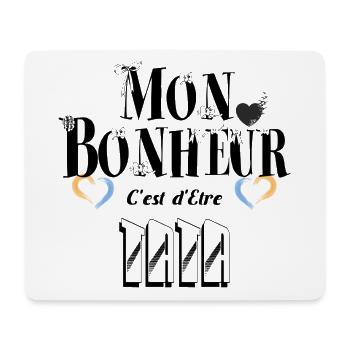 Mon Bonheur C'est d'Etre Tata - Tapis de souris (format paysage) - blanc - Devant