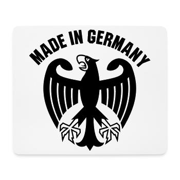 Fabriqué en Allemagne - Tapis de souris (format paysage) - blanc - Devant
