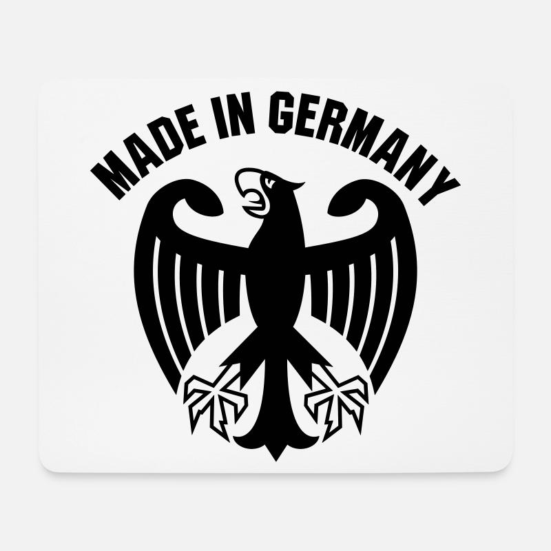 Made in Germany - Mousepad (Querformat) - Weiß