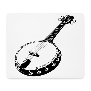 Banjo - Mouse Pad (horizontal) - white - Front