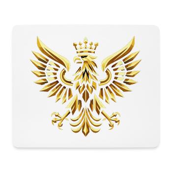 Poland Polska Eagle Gold Epic Flag Gift - Mouse Pad (horizontal) - white - Front