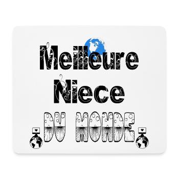 Meilleure Nièce du Monde - Tapis de souris (format paysage) - blanc - Devant