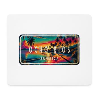 Ocho Rios Jamaica Sign - Mouse Pad (horizontal) - white - Front