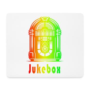 Retro Jukebox – Rainbow Vibes - Mouse Pad (horizontal) - white - Front