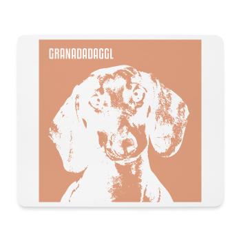 Granadadaggl - Tapis de souris (format paysage) - blanc - Devant