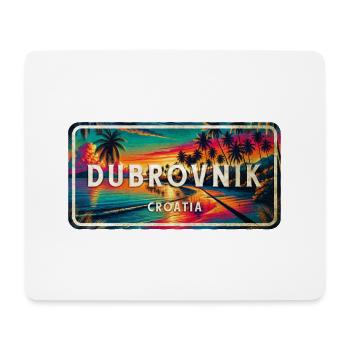 Dubrovnik Kroatien Sonnenuntergang Design - Mousepad (Querformat) - Weiß - Vorne